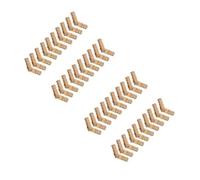 40 Pezzi Cerniera Nascosta in Rame Oro, Piccola, per Porte e Scatole | Montaggio Invisibile, Supporto Stabile, Effetto Moderno, per Camera, Forma Tonda