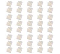 40 Pezzi Clip in Plastica PP, Fissaggio senza Colla e Fori | Chiusura Riutilizzabile a 4 Direzioni, Pulizia Semplice, per Scaffali in Plastica e Dispense
