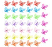 40 Pezzi Clip Orchidee Farfalla, Clip Pianta Vite Farfalla, Clip Fissaggio Farfalla Piante, Clip Farfalle Giardino, Clip Piante Plastica Farfalla, Clip Piante Farfalle, per Piante, Viti, Mazzi, Ecc