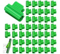 40 Pezzi Clip per Serra 16mm Clip per Pellicola per Serra Morsetti per Serra Clip per Piante Clip Fissaggio Telo Serra per Serre Morsetto per Serra Clip per Cerchio a Tunnel in Rete di Plastica