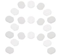40 Pezzi Cuscinetti per Orecchini a Clip per Ragazze, Silicone Trasparente | Accessori Sottili Tasca, Plastico Bianco, Facile Installazione, Sollievo Dalla Pressione, Uso Sportivo e Sociale