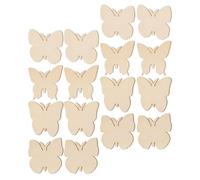 40 Pezzi Decorazioni in Legno a Forma di Farfalla, per Insegnanti | Superficie Liscia e Pronta da Dipingere, per Aule, Stanza, Etichette Regalo e Addobbi Sospesi