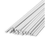 40 pezzi di asta di plastica ABS rotonda solida barra bianca lunghezza 500 mm diametro 0,5-2 mm adatta for materiale modello fai da te(Diameter 1.5mm)