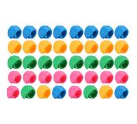 40 pezzi di bobine colorate Huggers per bobine Clip in silicone Accessori per filo da cucito per organizzare i fili