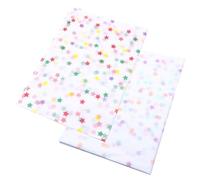 40 Pezzi di Carta Velina Colorata a Stella, Origami Stampata per Fiori, Adatta per Compleanni, Feste, Confezioni Regalo di Nozze