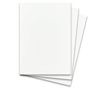 40 pezzi di cartone DIN A5 con struttura in lino - Colore: bianco - 14,8 x 21 cm - 250 grammi al m² - biglietto singolo senza pieghe, ideale per bricolage, scrapbooking, biglietto di auguri