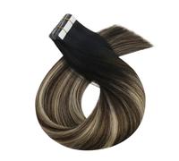 40 Pezzi Di Extension For Capelli Con Nastro Adesivo, Capelli Umani, Lisci Naturali, Senza Cuciture, Nastro Invisibile, Capelli Remy For La Bellezza Facile Da Usare(16 inches,1B-3-27)