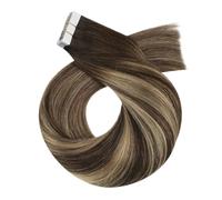 40 Pezzi Di Extension For Capelli Con Nastro Adesivo, Capelli Umani, Lisci Naturali, Senza Cuciture, Nastro Invisibile, Capelli Remy For La Bellezza Facile Da Usare(24 Inches,4-27-4)