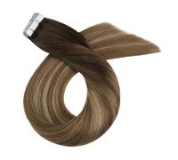 40 Pezzi Di Extension For Capelli Con Nastro Adesivo, Capelli Umani, Lisci Naturali, Senza Cuciture, Nastro Invisibile, Capelli Remy For La Bellezza Facile Da Usare(16 inches,4-10-16)