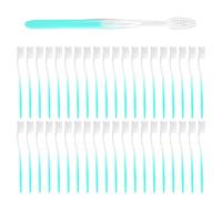 40 Pezzi Di Spazzolini Da Denti, Spazzole A Setole Morbide, Articoli Da Toeletta, Spazzolini Da Denti Bicolore, Forniture Alberghiere