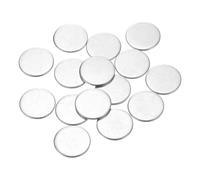 40 Pezzi Disco Acciaio Inox, Diam. 25/32\" Spess. 0.04\" per Piastra Rotonda