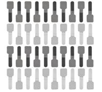 40 Pezzi Fascette Adesive Cavi, Fermacavi con Gancio e Passante Multifunzionali Organizer per Cavi per Casa Ufficio Avvolgicavo Fermacavo da Scrivania Portaoggetti Gestione (Grigio Bianco)