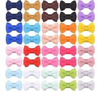 40 Pezzi Fermagli Capelli Bambini, Fermagli Capelli Antiscivolo Bambini, Fermaglio a Coccodrillo Bambini, Mini Fiocco Bambini, Adatto Ai Capelli Fini del Neonato (Multicolore)