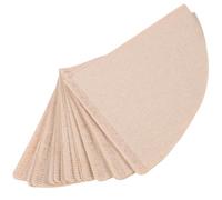 40 Pezzi Filtri Caffè in Carta per Espresso, Colore Khaki | Uso Domestico e Bar, Texture Fine e Liscia, Smaltimento Pulito, per Versare Coni e Bollitori