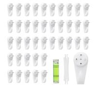 40 Pezzi Ganci per Quadri Senza Chiodi Ganci per Chiodi Invisibili Ganci da Parete Antitraccia Ganci per Appendere i Quadri Foto Specchi