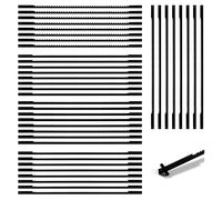 40 Pezzi Lama per Sega da Traforo 10/15/18/20/24 Denti Lame per Sega a