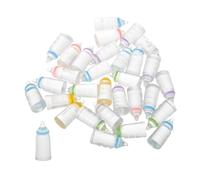 40 Pezzi Mini Biberon di Latte Decorativo in Resina per Shower