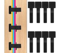 40 Pezzi Organizzatore Cavi Autoadesivo, Fascette per in Nylon, Gestione cavo con Velcro per Scrivania, Cable Management, Organizzatore cavo per Scrivania Comodino