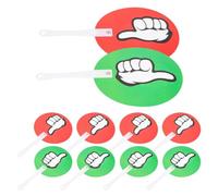 40 Pezzi Pale di Voto Sì No per Aula, Plastica Verde Rosso | Riutilizzabili, Uso Rapido per Insegnanti e Studenti, Supporto per Votazioni in Classe