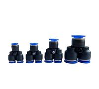 40 pezzi Regolatore di pressione rapido pneumatico PY Valvola a farfalla for compressore Accessori Raccordo pneumatico PY4 PY6 PY8 PY10(PY10)