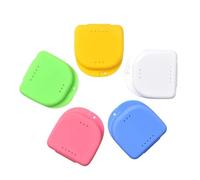40 pezzi scatola for vassoio for protesi dentale custodia for ritenzione ortodontica contenitore for denti in plastica protezione falsa