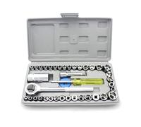 40 Pezzi Set Di Chiavi A Bussola For Auto Chiave A Brugola Chiave Dinamometrica In Acciaio Ad Alto Tenore Di Carbonio Manicotto Metrico Manicotto Imperiale Strumento Di Riparazione Auto For Bici
