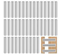 40 Pezzi Spina Centraggio, 6 x 40mm Cilindrica Perno Supporto in Acciaio Inox, Perni di Centraggio Spine, Spina Centraggio Perno di Supporto per Mobili Reggimensola Fissaggi