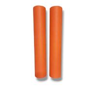 40 pezzi tovagliette in tnt misura 30x40 grammatura 60gr colorate per colazione pranzo tavola imbandita 2 rotoli da 20 pezzi (40, Arancione)