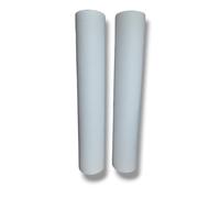 40 pezzi tovagliette in tnt misura 30x40 grammatura 60gr colorate per colazione pranzo tavola imbandita 2 rotoli da 20 pezzi (40, Bianco)