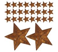 40 piccole stelle da fienile in metallo - Stelle rustiche vintage, accenti