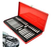 40-Piece Hex Socket Set - Chrome Vanadium Hex, Star And Spline Bit Socket