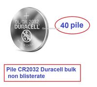 40 pile CR2032 Duracell Litio bulk no blister