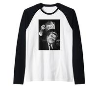 40° Presidente degli Stati Uniti Ronald Reagan 1980 di Michael Grecco Maglia con Maniche Raglan