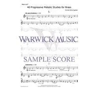40 Progressive Melodic Studies for Brass.