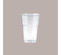 40 Pz Bicchiere Plastica Kristal 575cc (0,4 L alla Tacca) Monouso Bibite Fredde