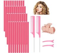 40 Pz Bigodini Flessibili Bigodini Morbidi 24CM Bastoncini per Capelli in Morbid