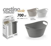 40 PZ CESTINO PORTA OGGETTI ORGANIZER CUCINA BAGNO VESTITI BUCATO CESTA 16107