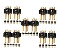 40 Pz Xlr Maschio a Tre Pin Connettore Xlr a Tre Fili Spina Del Cavo Del Microfono Spina Xlr Maschio Connettore Xlr Maschio Spina Connettore Xlr Bilancia Xlr Addominali Black OFFSCH