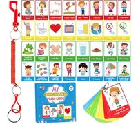 40 schede di comunicazione per autismo per ritardo del linguaggio bambini e adulti bisogni speciali aiuto visivo apprendimento linguistico carte speciali sentimenti Ed emozioni Flash card per