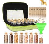 40 scomparti per sementi con 20 sacchetti per semi, conservazione di semi, conservazione di semi, con etichette adesivi e imbuti, organizer per semi, conservazione dei semi (semi non inclusi)