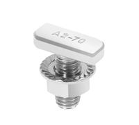 40 set di bulloni e dadi M8 in acciaio inossidabile 304, viti a T, attività antiossidante più forte, robuste e durevoli for guide di montaggio solari fotovoltaiche