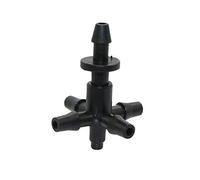 40 Set di sdoppiatori for Tubo Flessibile a 5 Vie for irrigazione a Goccia, connettore a Croce a 4 Vie, deviatore for Acqua da Giardino, Adattatore a Freccia for gocciolamento, connettore a Spina