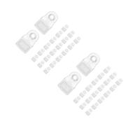 40 Sets Supporto Per Morsetto in Clip Specchio Trasparente Appendere Lo