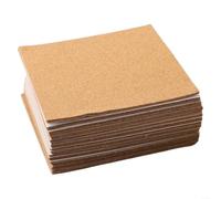 40 Sottobicchieri Sughero Quadrati 10x10cm Riutilizzabili 40 | Pacco da 40 , formato 10x10cm, per ideale per tazze e bicchieri, per superficie liscia, uso domestico