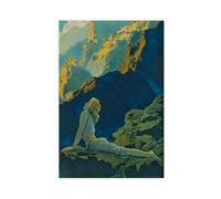 40+ stampe famose di Maxfield Parrish Wild Geese Poster artistico su tela e stampa artistica da parete moderna decorazione per camera da letto per famiglia senza cornice, 50,8 x 76,2 cm