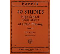 40 Studies: High School of Cello Playing, Op. 73 by David Popper