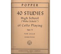 40 STUDIES High School of Cello Playing Opus 73