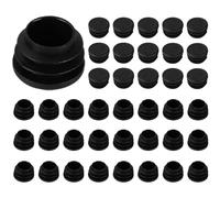 40 tappi terminali per tubi metallici, tappi rotondi in plastica da 16 mm, inserti per tubi per mobili, pali per rotondi, pali per, sedie, terminali in gomma, plastica