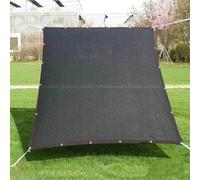 40% Telo ombreggiante per giardino, 90% protezione UV, rete per la privacy, rete per piante, copertura per serra, copertura per piscina, colore nero, 5 x 7 m