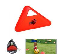 40 TRIANGOLI DISCHI CONI DELIMITATORI SPAZIO ALLENAMENTO CALCIO TRIANGOLARI